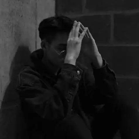 微信男头像简单黑白意境