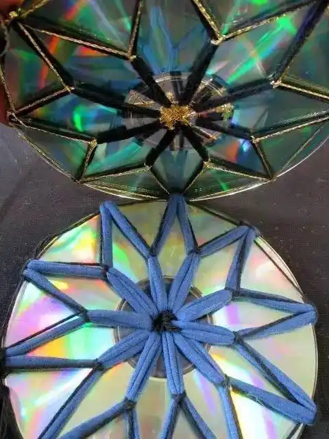 旧光盘手工制作给你呈现想不到的创意光盘秀值得收藏