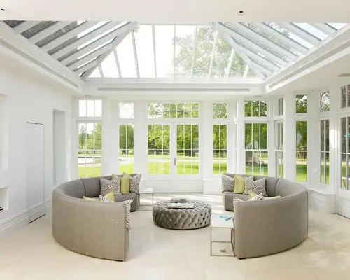 坐看云卷云舒8款唯美客厅落地窗设计