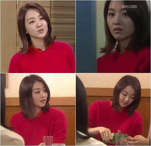 11月11日播出的kbs周末剧《我的女儿素英》当中,张熙珍以抢眼的红色