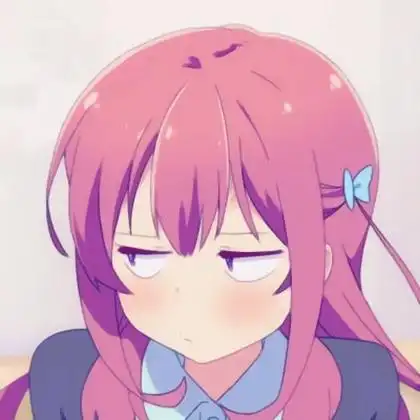 脸红动漫头像女