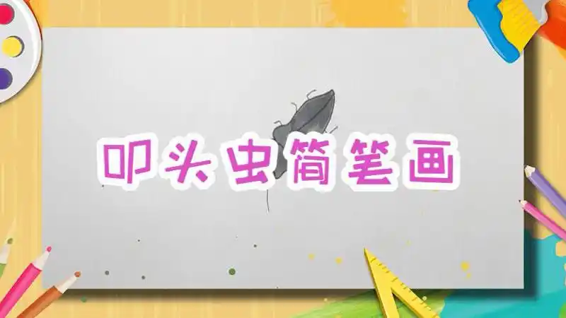 叩头虫简笔画