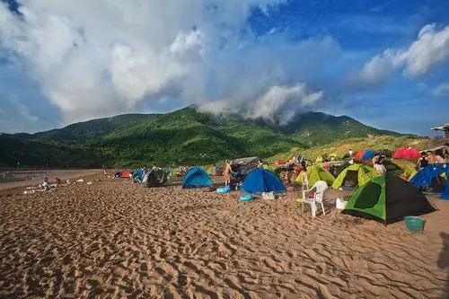 8月8号--9号,第二期南田岛沙滩露营开营啦