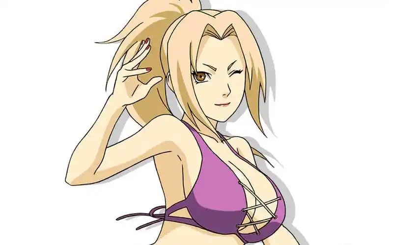 康康说手游火影忍者手游泳装纲手满血秒杀连招教学