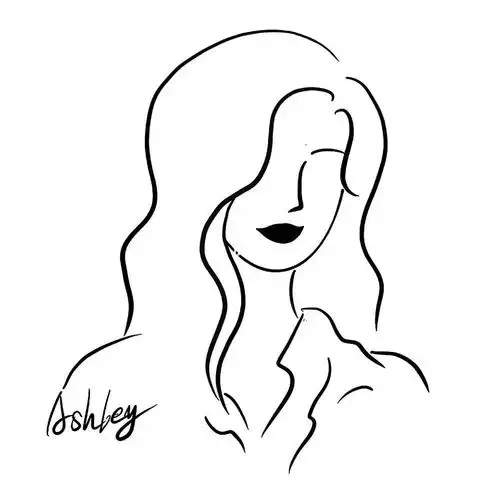 极简风人物写生1