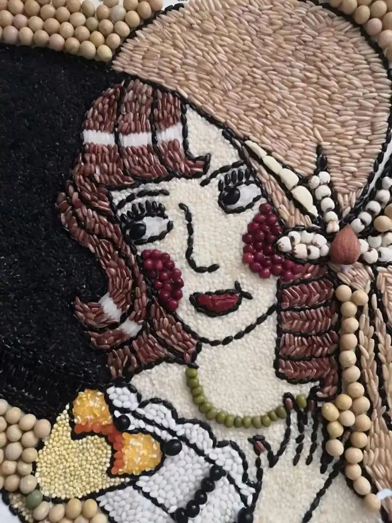 五谷杂粮画(五)    五谷画分享第五波