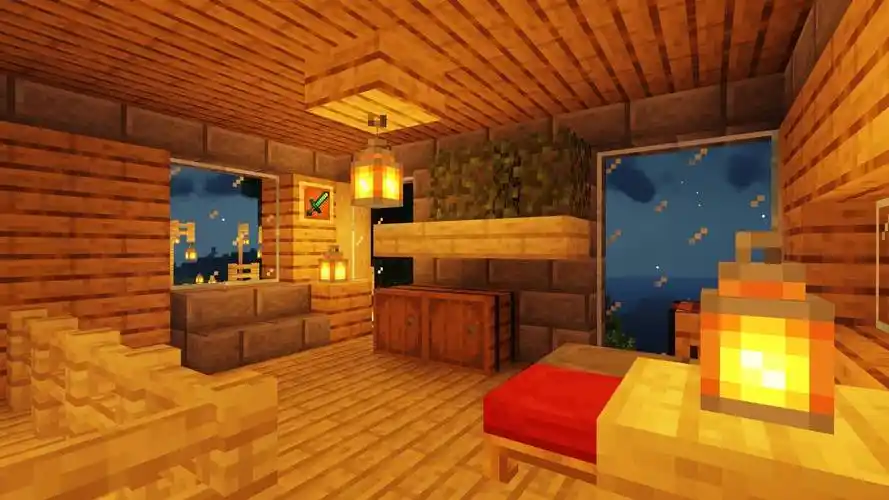 我的世界游戏房屋场景动态壁纸