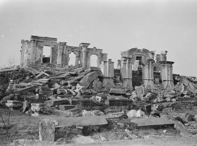 1917年圆明园西洋楼