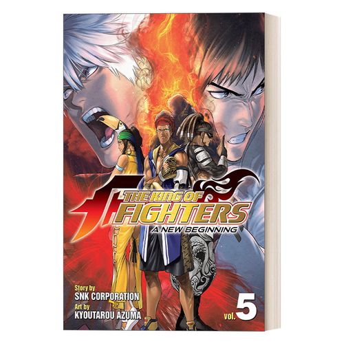 5 拳皇 新开始 格斗游戏漫画 卷五 snk 英文版 进口英语原版书籍