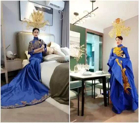 张家界新房 楼盘资讯 正文 更惊艳的莫过于售楼部模特秀,样板间模特秀