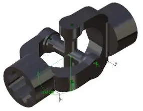 catia十字轴万向节三维模型图纸合集的封面图