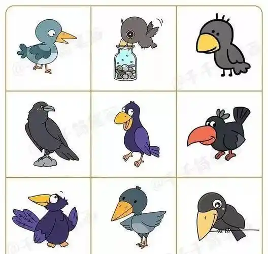 乌鸦简笔画 乌鸦简笔画图片彩色