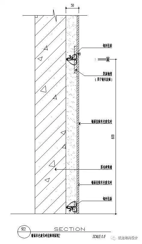 超全45张墙面剖面图节点大样图结构狮必备
