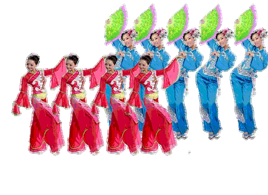 秋思梦境原创透明gif格式舞蹈人物素材