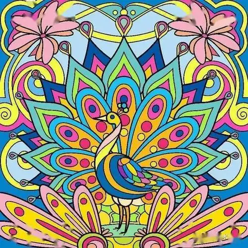 16张色彩亮丽花卉纹样,这样的配色太赞了!_图案