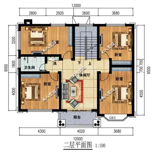 121平农村建房案例,9间卧室更实用,计划造价30万,爸妈说:两倍