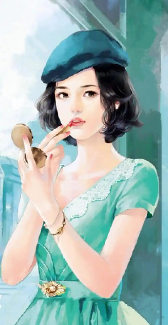 萌萌哒碎七采集到手绘,现代人物女.