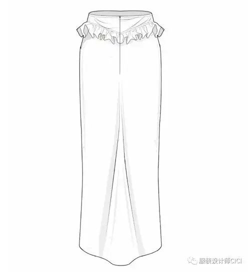 300款-半身裙-款式图(超·超·超全款式设计)_特点_长度_结构