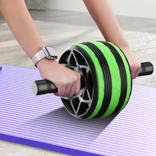 静音初学者家用回弹减肚子练腹肌轮滚轮健身器材健腹轮马甲线男女有