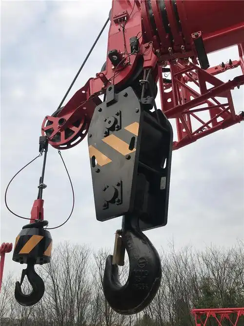 【多图】三一stc700t汽车起重机快拆式吊钩细节图_高清图