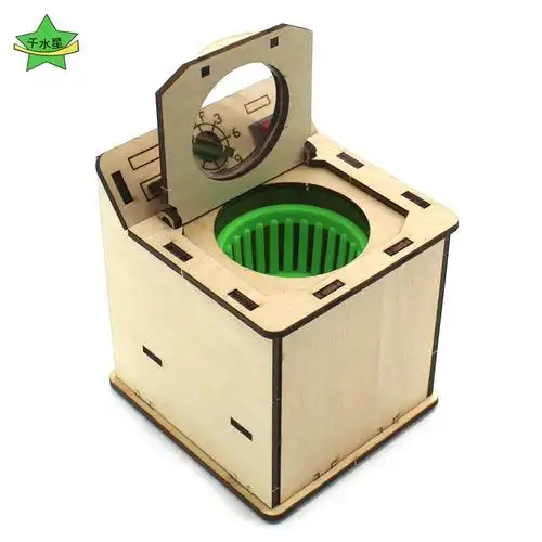 洗衣机模型1号迷你立式科技小制作发明学生创客diy拼装材料包