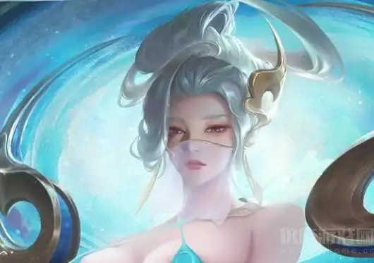 王者荣耀伽罗太华流白色液体图,新皮肤特效水太多直接喷