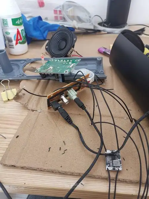 拆解漫步者r26t音响加装蓝牙接收模块