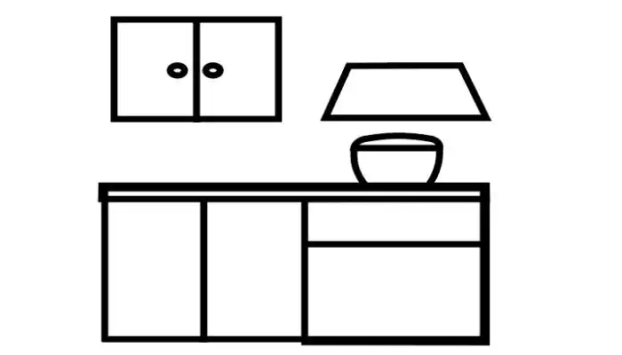 厨房简笔画