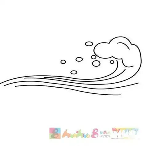 浪花的简笔画图片大全海水波浪简笔画水上波纹简笔画大水纹简笔画水纹