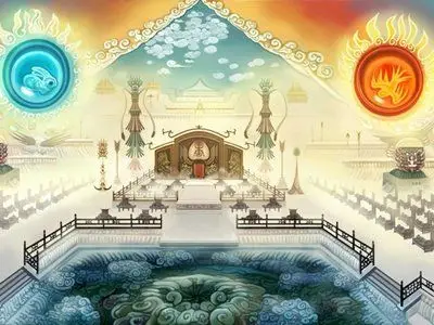 并且用法术建造了一座座漂浮的宫殿,没多久,整个天界便清理干净,更是