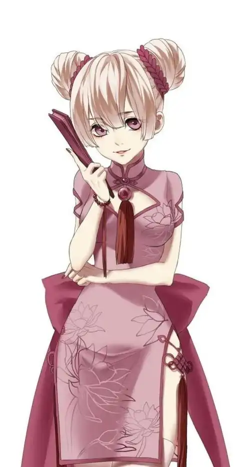 动漫旗袍壁纸,记得收藏.