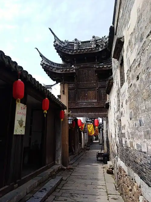 踏进陆巷古村,古街古巷古牌坊扑面而来,古色古香仿佛时空穿越,又回到
