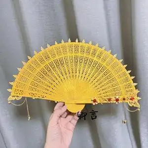 原创天官赐福血雨探花花城金箔扇cos定制衍生卿言手作