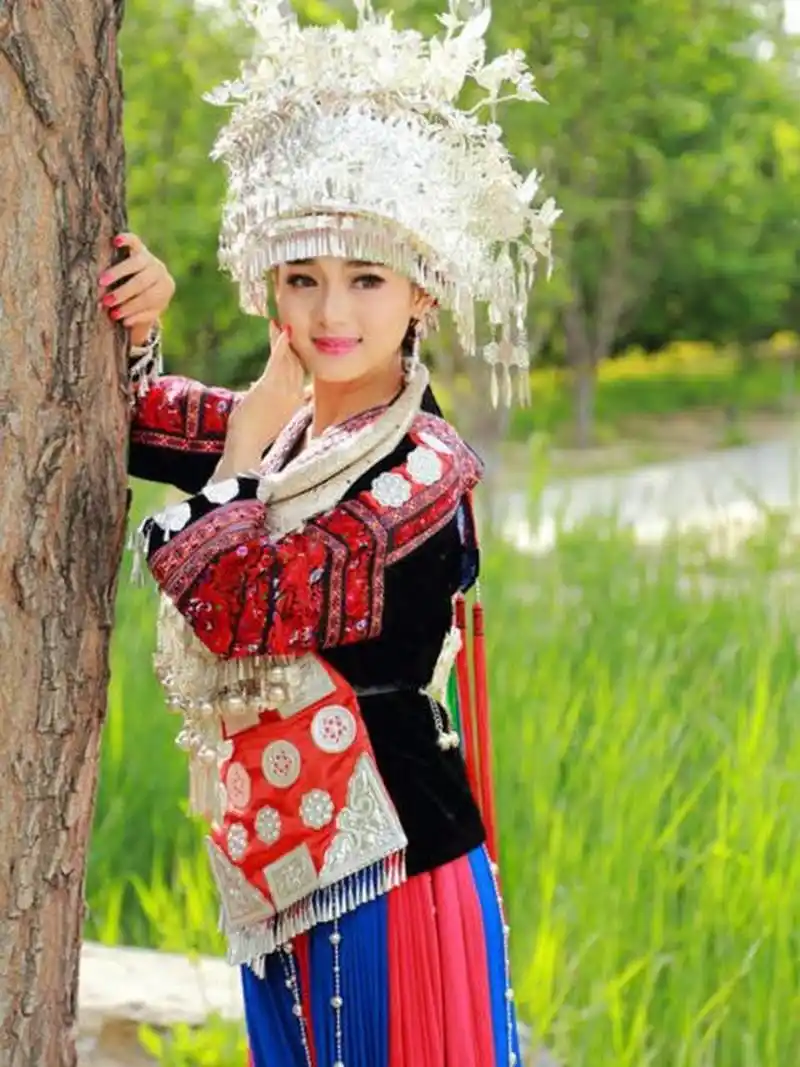 贵州旅游看到苗族美女,单身的你会心动吗?