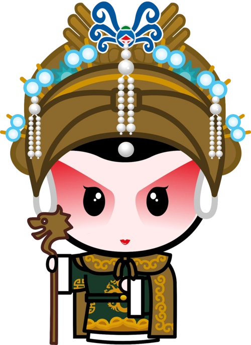 国粹京剧国粹宝贝q版京剧动漫卡通高清大图