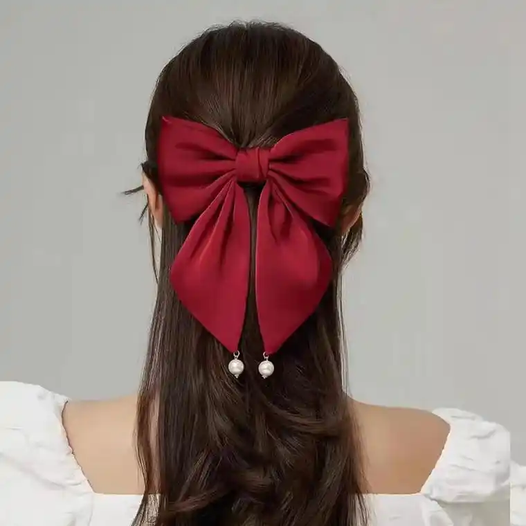新款超靓美女蝴蝶结头饰发饰发夹头花