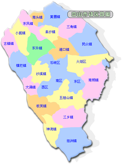 中山地图