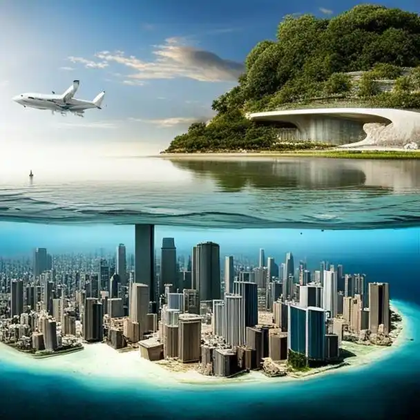 ai创世录之水上未来城市