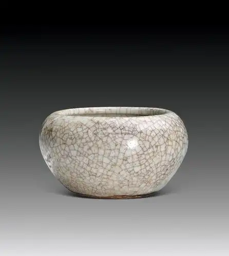 *0263 清 仿哥釉笔洗