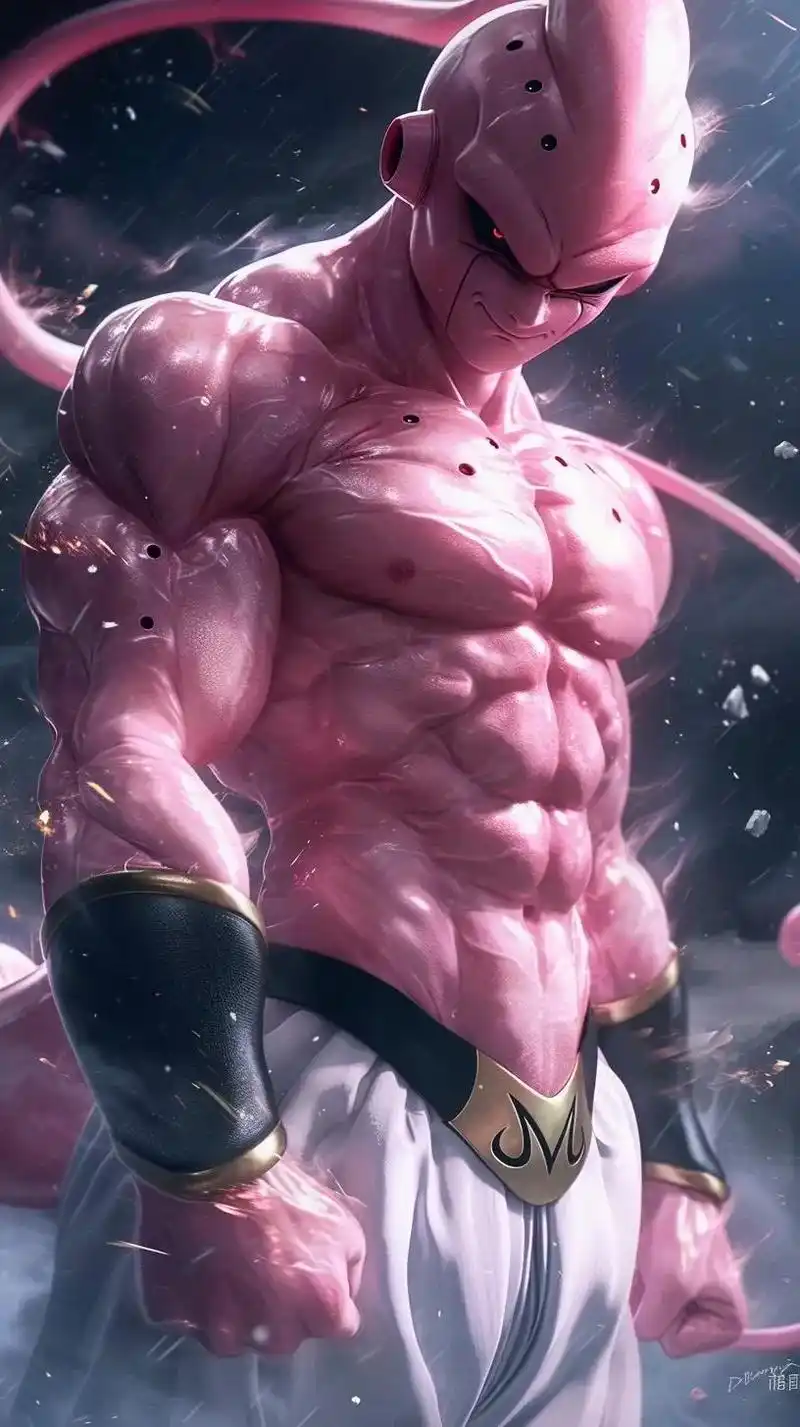 龙珠 魔人普乌 布欧.#鸟山明 #龙珠 #手机墙纸 #好图分 - 抖音