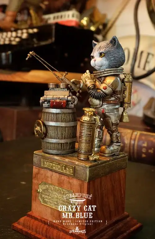 杀毒猫和机械师392项哲青steamarts蒸汽工厂steamarts手作新品游侠