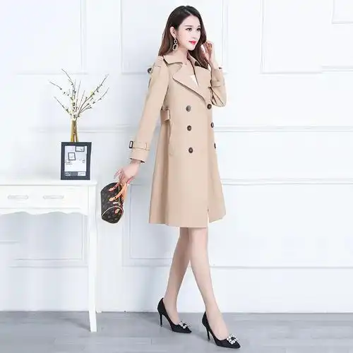 双排扣风衣女2020秋新款 大衣外套 - 女装/女士精品 - 备货网