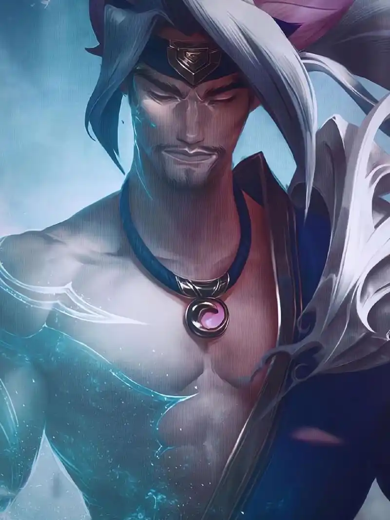 《英雄联盟》-亚索壁纸 孩童时期的亚索经常把村里人