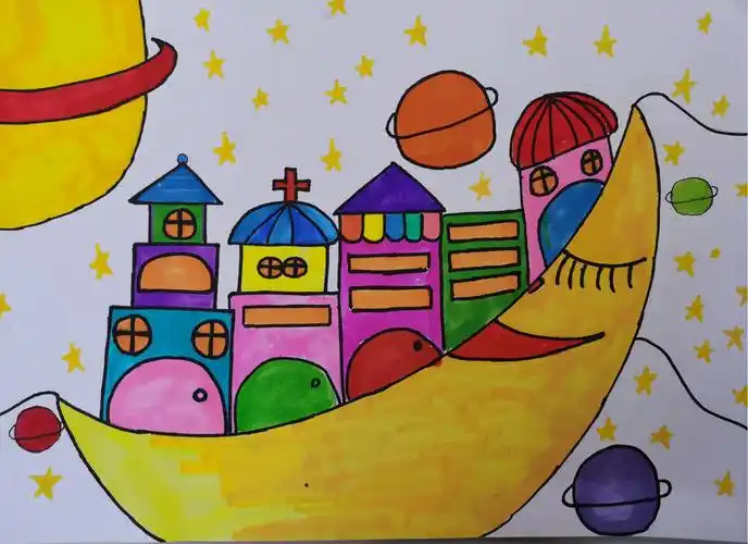 2021年1月16日,儿童画,漫画考级作品