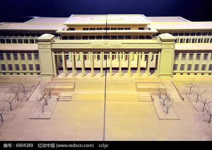 俯拍国家博物馆模型高清图片下载_红动中国
