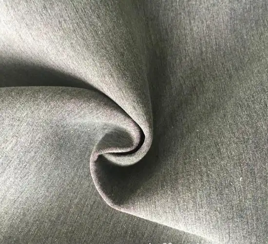 双色太空棉 两用舒适质感好 高端时装透气面料