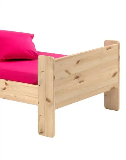 益卡思(eucs)原装进口实木儿童床滑梯上下床带护栏北欧进口原木男孩童