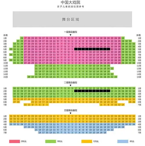 儿童剧《三只小猪》上海站座位图:8.
