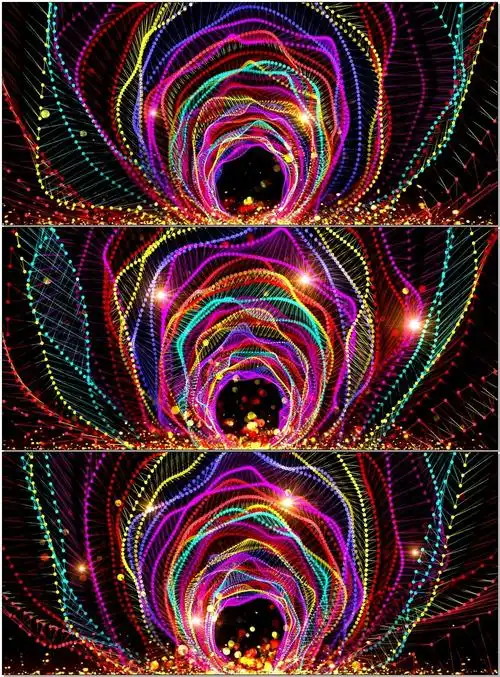 动感绚丽大气印度舞led背景