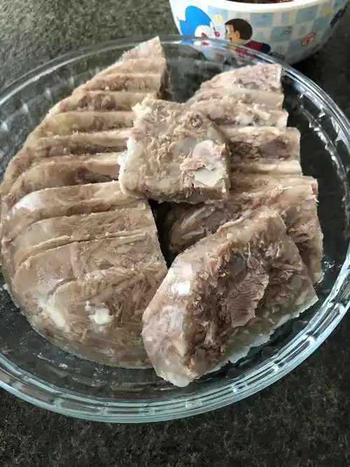 流殇5做的羊羔冻瘦肉轻奢版